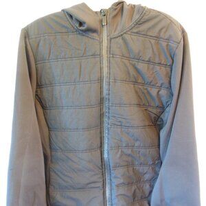 warm up activewear black AVIA hoodie full zip size XXXL 22 womens nylon poly fil